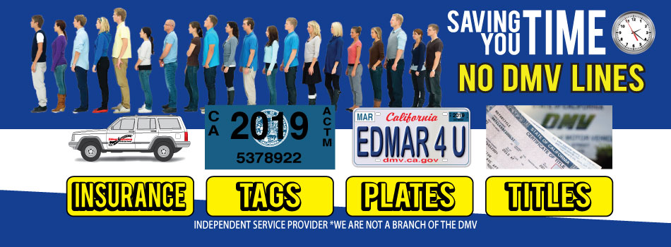 Edmar Insurance & DMV Services - M3 | 1277 V St, Merced, CA 95341, USA | Phone: (209) 390-4052