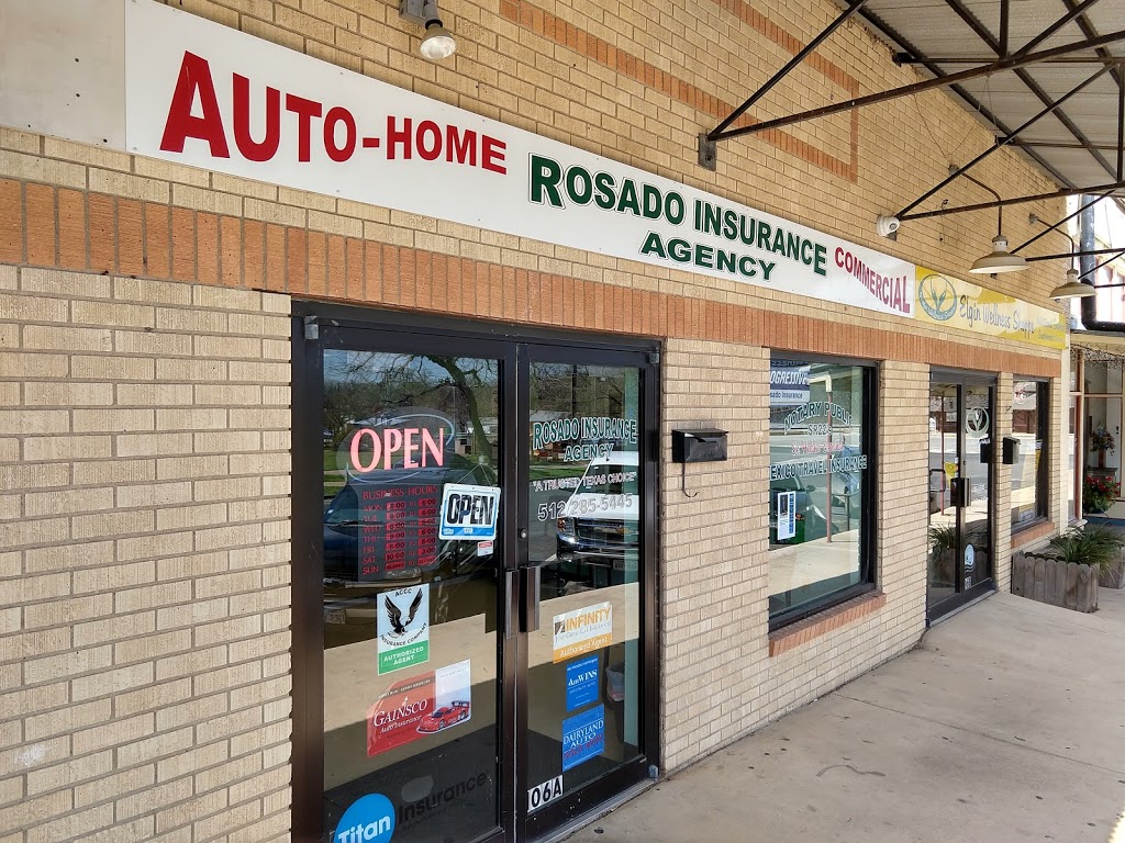 Rosado Insurance Agency | 106 Depot St # A, Elgin, TX 78621, USA | Phone: (512) 285-5445