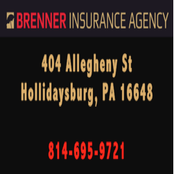 Brenner Insurance Agency | 404 Allegheny St, Hollidaysburg, PA 16648, USA | Phone: (814) 695-9721