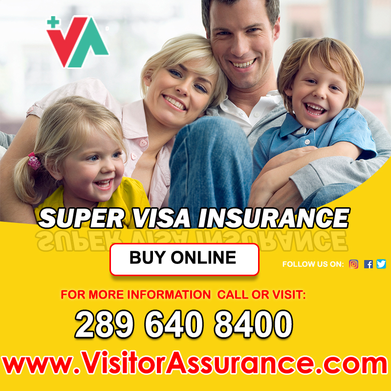 Visitor Assurance, Best Super Visa Insurance Provider | 241 Clarence St #28, Brampton, ON L6W 4P2, Canada | Phone: (289) 640-8400