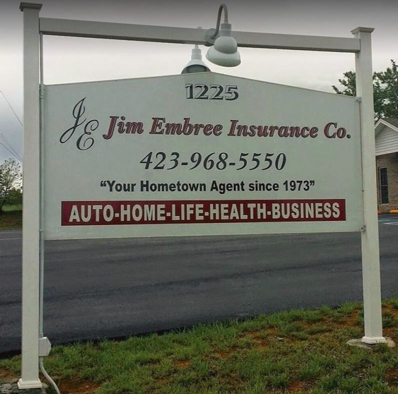 Jim Embree Insurance | 1225 Bluff City Hwy, Bristol, TN 37620, USA | Phone: (423) 968-5550