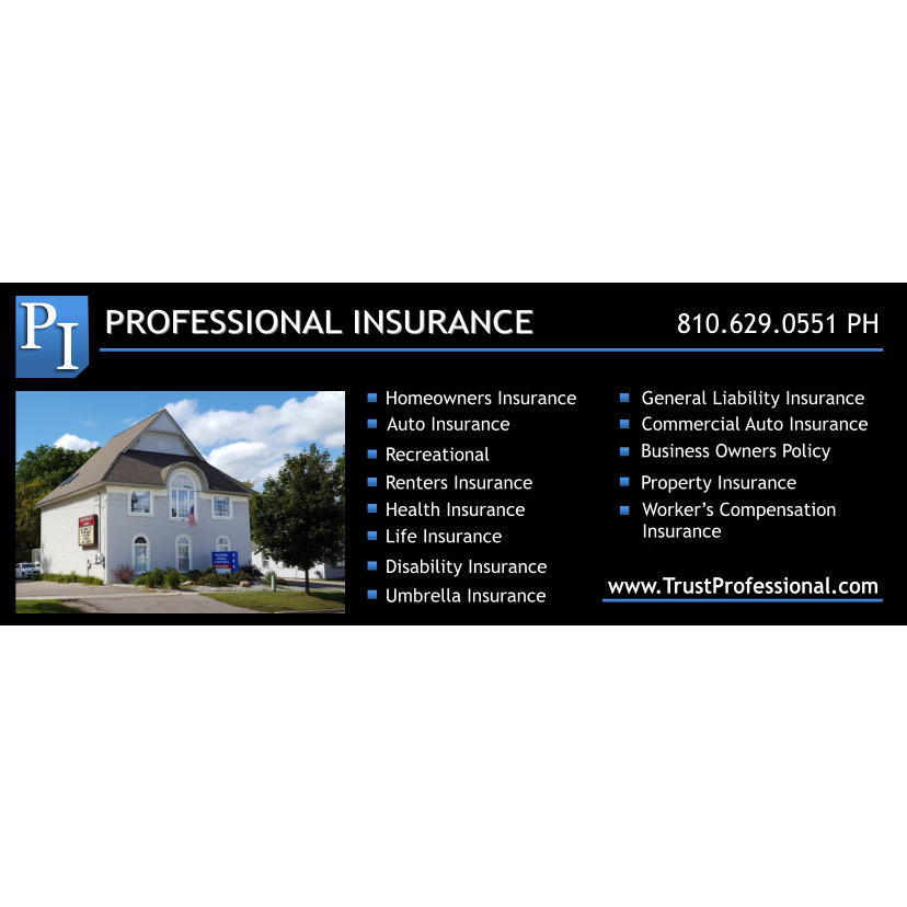 Professional Insurance | 400 S Adelaide St, Fenton, MI 48430, USA | Phone: (810) 629-0551