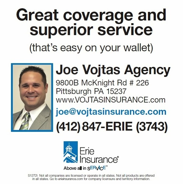 Joe Vojtas Agency - ERIE Insurance Pittsburgh | 9800B McKnight Rd #226, Pittsburgh, PA 15237, USA | Phone: (412) 847-3743