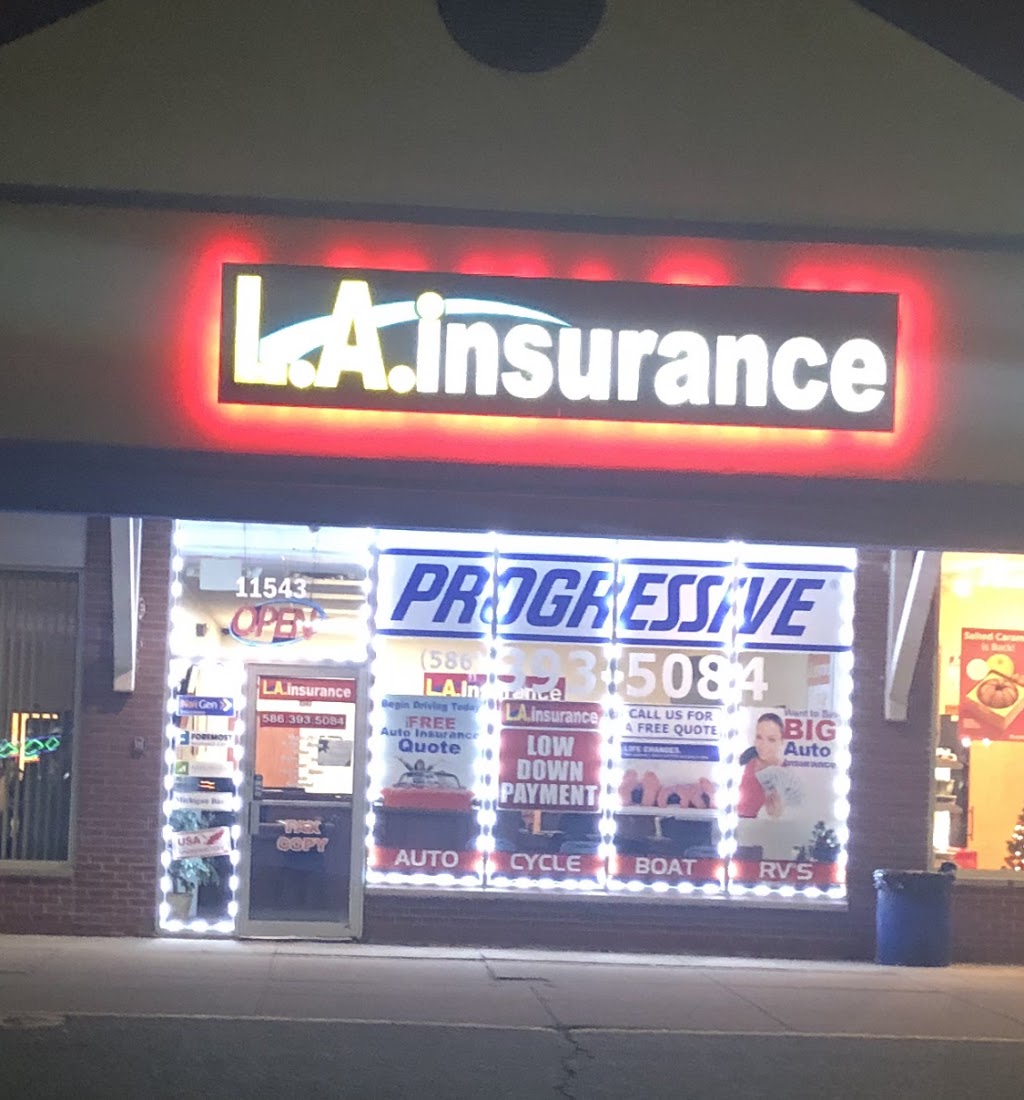 LA Insurance | 11543 East 12 Mile Road, Warren, MI 48093, USA | Phone: (586) 393-5084