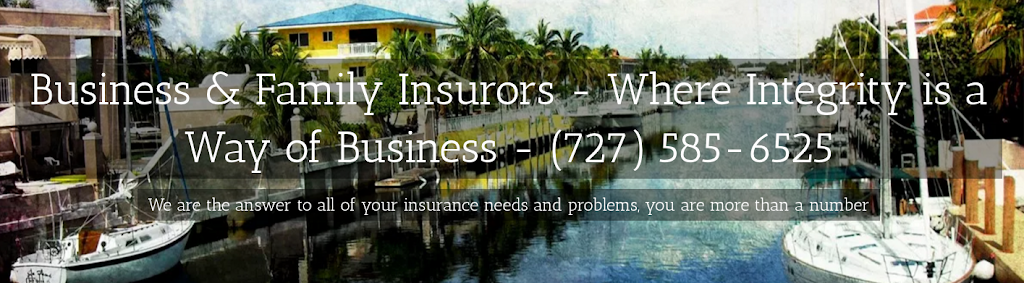 Business & Family Insurors Largo???? | 1001 Highland Ave, Largo, FL 33770, USA | Phone: (727) 585-6525