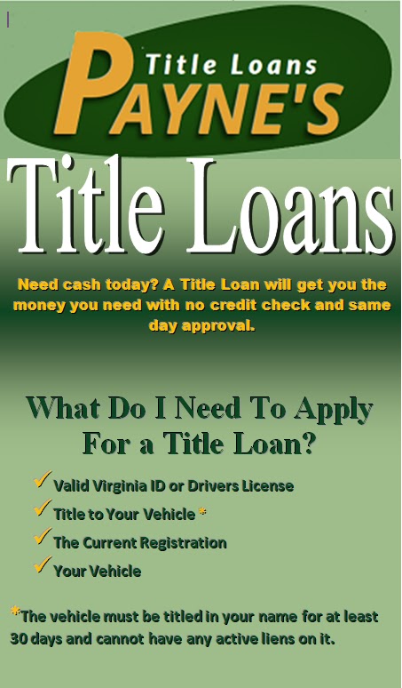 Paynes Title Loans | 1905 Seminole Trail, Charlottesville, VA 22901, USA | Phone: (434) 295-1738