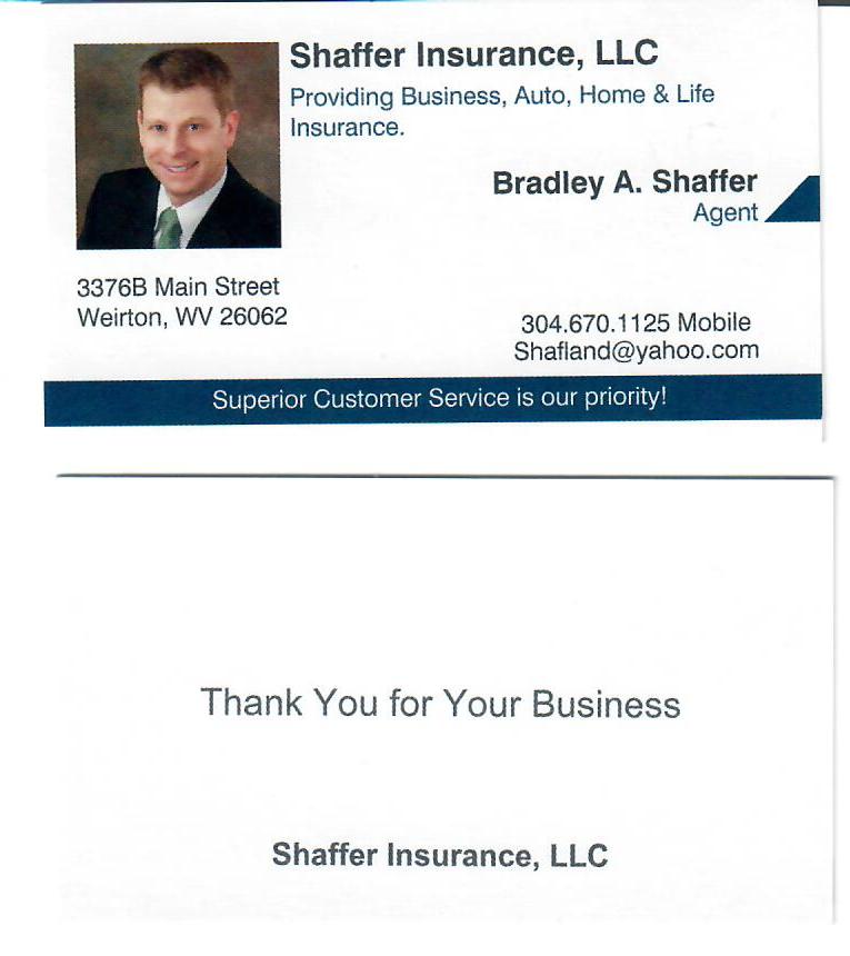 Shaffer Insurance LLC | 3376B Main St, Weirton, WV 26062, USA | Phone: (304) 914-3009