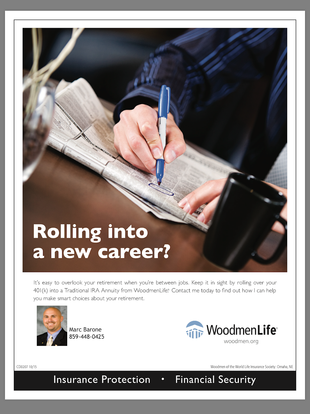 WoodmenLife - Marc Barone | 7718 Alexandria Pike, Alexandria, KY 41001, USA | Phone: (859) 448-0425