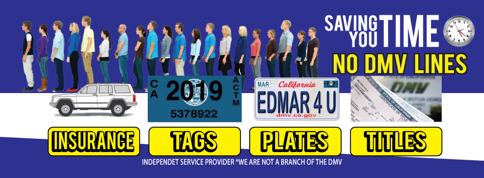 Edmar Insurance & DMV Services - M1 | 1236 W 13th St, Merced, CA 95341, USA | Phone: (209) 390-4052