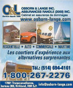 Osborn Lange Inc | 17001 Route Transcanadienne, Kirkland, QC H9H 5J1, Canada | Phone: (514) 694-4161