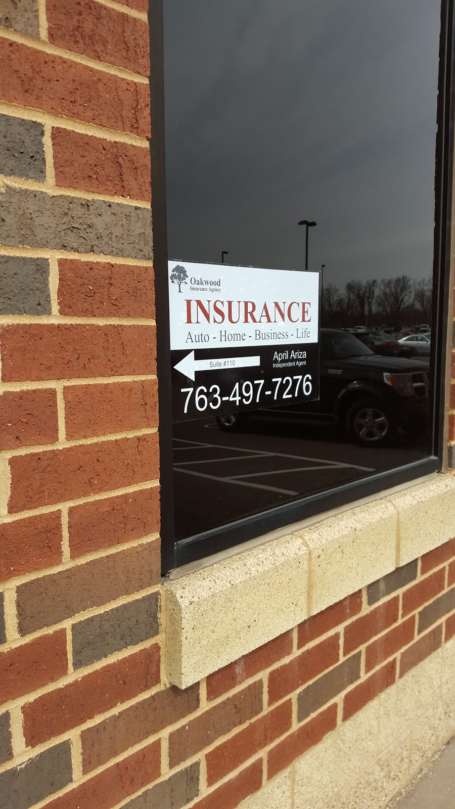 Oakwood Insurance Agency- April Ariza Agency | 16201 90th St NE #110, Otsego, MN 55330, USA | Phone: (763) 497-7276