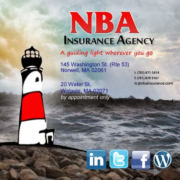 NBA Insurance Agency | 145 Washington St, Norwell, MA 02061, USA | Phone: (781) 871-5414