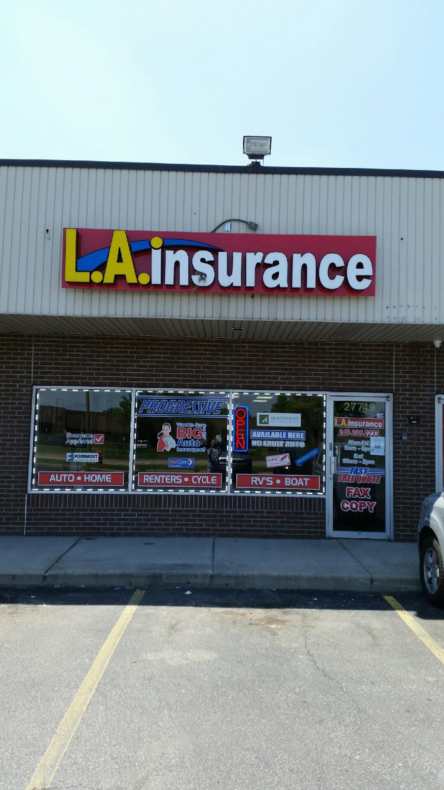 L.A. Insurance | 27749 Dequindre Rd, Madison Heights, MI 48071, USA | Phone: (248) 398-2233