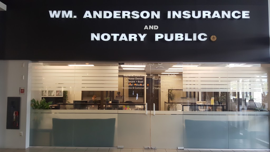 Wm Anderson Insurance & Notary Public | 4820 Kingsway #252, Burnaby, BC V5H 4P1, Canada | Phone: (604) 434-2484