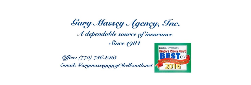 Gary Massey Agency, Inc. | 1159 Monticello St SW, Covington, GA 30014, USA | Phone: (770) 786-8461