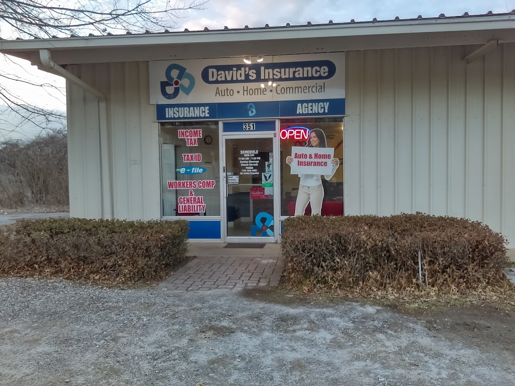 Davids Insurance | 351 Marietta Rd, Canton, GA 30114, USA | Phone: (770) 704-4081