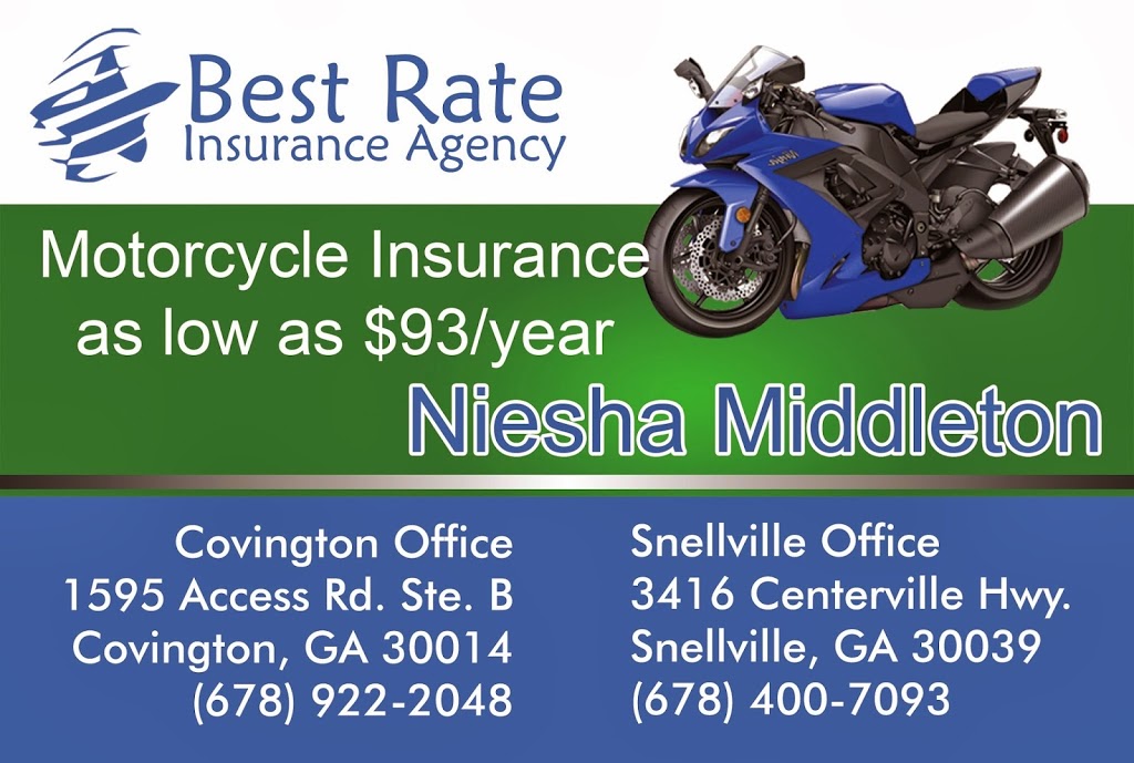 Best Rate Insurance | 3416 Old Atlanta Hwy, Snellville, GA 30039, USA | Phone: (678) 400-7093