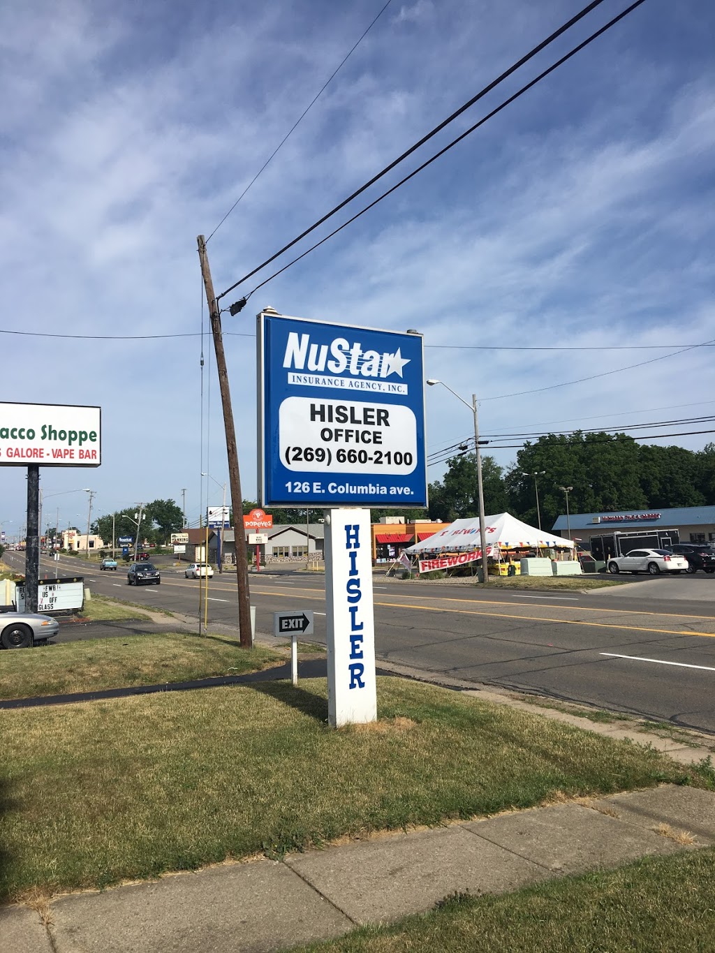 Nustar Insurance Agency-Hisler Office | 126 E Columbia Ave, Battle Creek, MI 49015, USA | Phone: (269) 660-2100