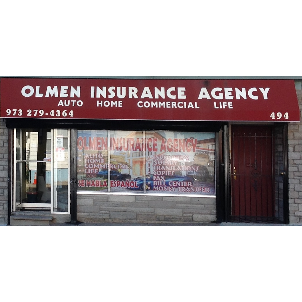 Olmen Insurance Agency | 494 21st Ave, Paterson, NJ 07513, USA | Phone: (973) 279-4364