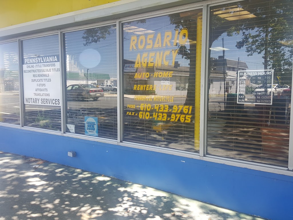 Rosario Agency LLC | 1027 Union Blvd, Allentown, PA 18109, USA | Phone: (610) 433-9761