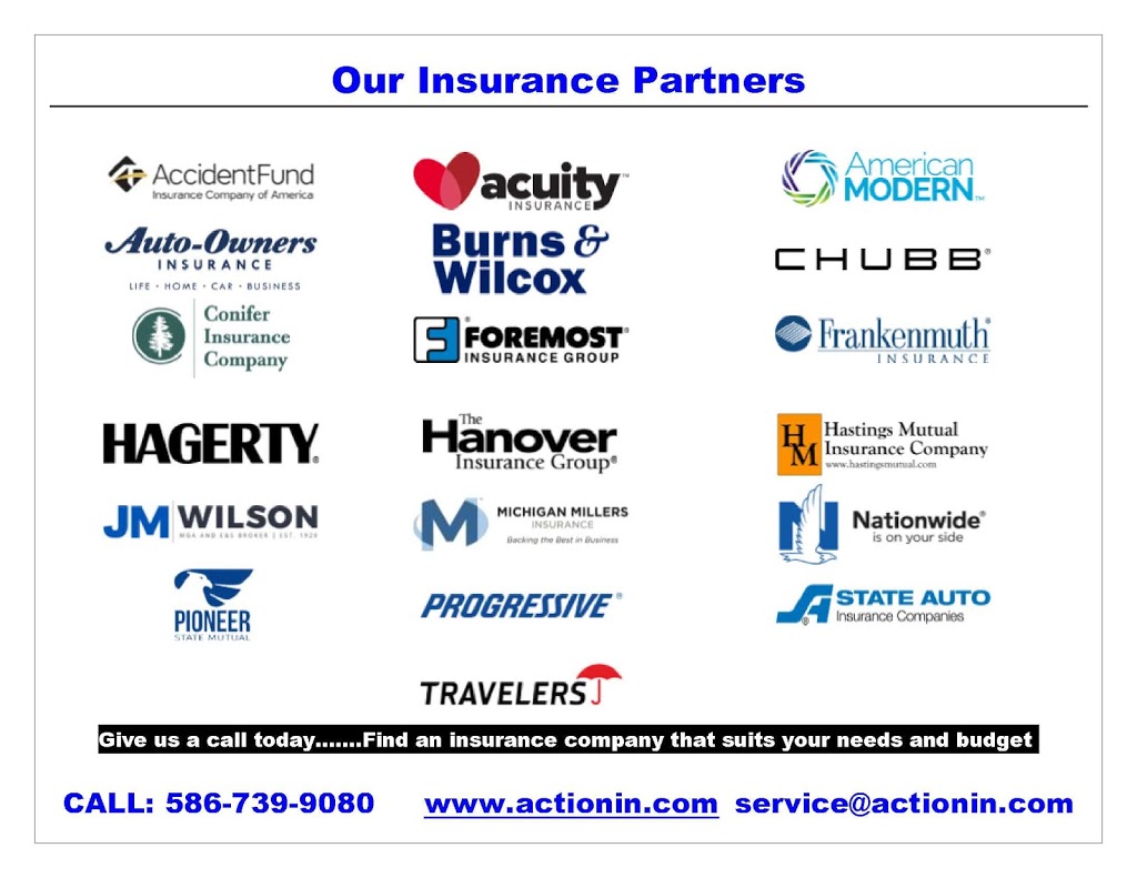 Action Insurance Service, Inc. | 45445 Mound Rd #100, Utica, MI 48317, USA | Phone: (586) 739-9080