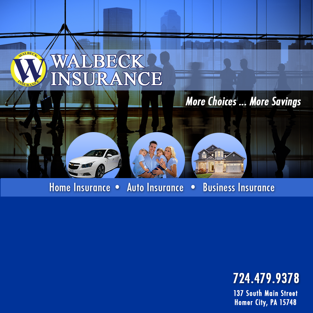 Walbeck Insurance | 137 S Main St, Homer City, PA 15748, USA | Phone: (724) 479-9378