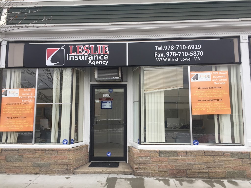 Leslie Insurance Agency | 28 Aiken Ave, Lowell, MA 01850, USA | Phone: (978) 208-7606