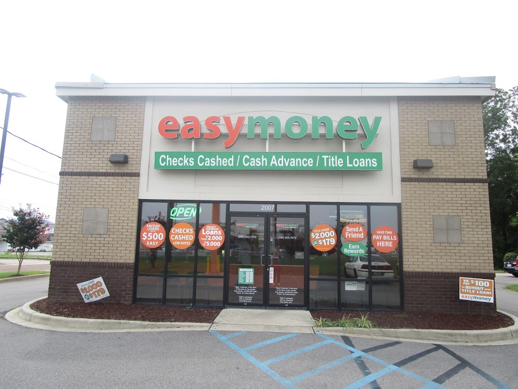 Easy Money | 2007 University Dr, Huntsville, AL 35816, USA | Phone: (256) 203-7070