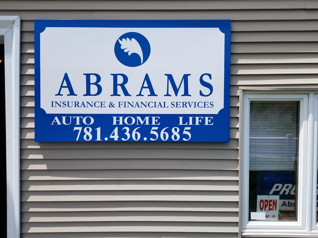 Abrams Insurance and Financial Services | 72 Island St, Stoughton, MA 02072, USA | Phone: (781) 436-5685