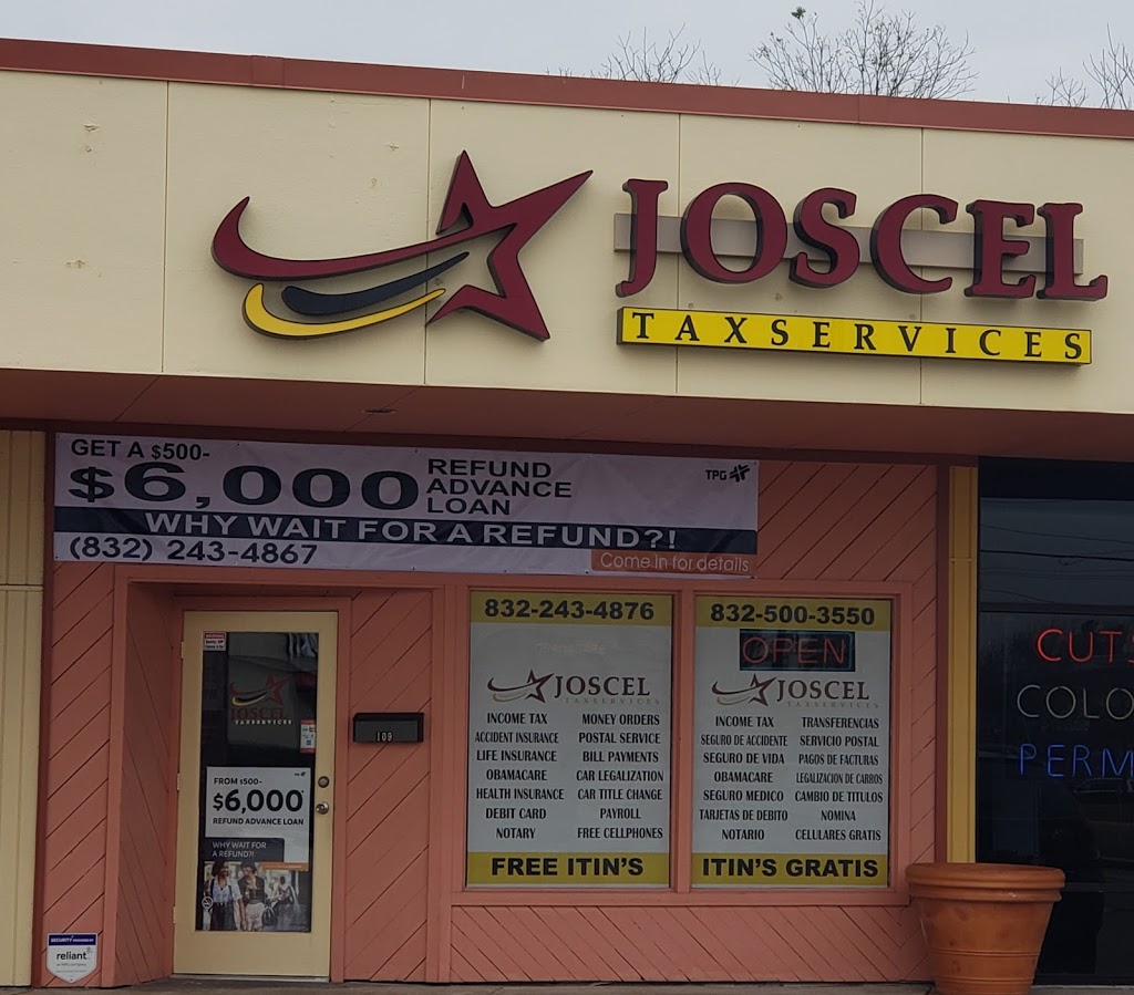 Joscel Tax Services | 4010 Fairmont Pkwy Suite 109, Pasadena, TX 77504, USA | Phone: (832) 243-4876