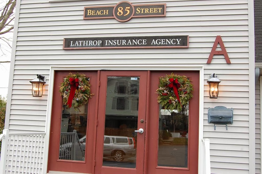 Lathrop Insurance Agency | 85 A Beach St, Westerly, RI 02891, USA | Phone: (401) 596-2525