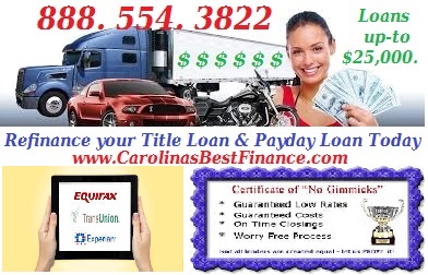 Carolinas Best Title Loans | 101 US-123, Seneca, SC 29678, USA | Phone: (864) 886-8560