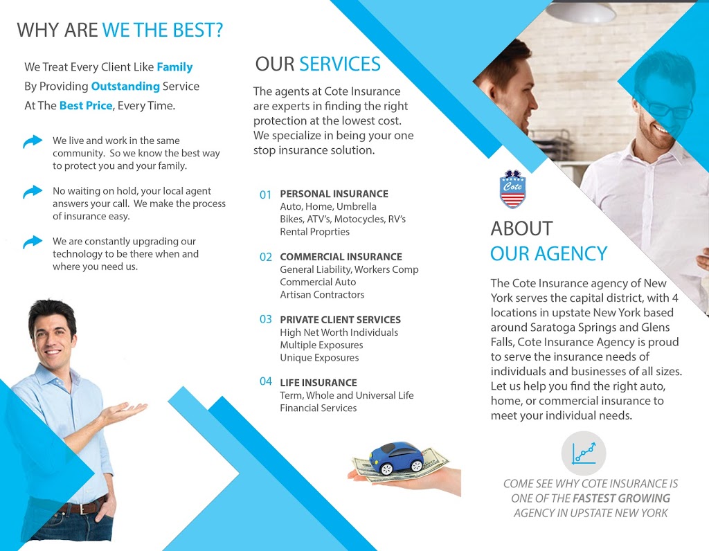 Cote Insurance Agency | 1656 Dewitt St, Schenectady, NY 12303, USA | Phone: (518) 587-3304