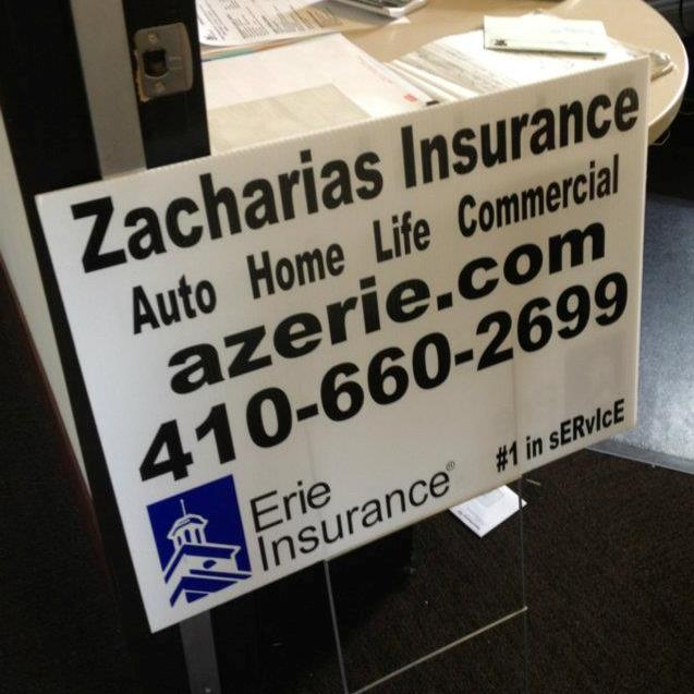 Zacharias Insurance Agency | 6755 Business Pkwy #202, Elkridge, MD 21075, USA | Phone: (410) 660-2699