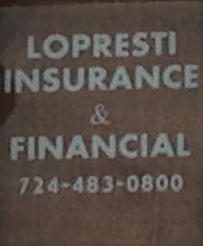 Lopresti Insurance & Financial | 541 Fallowfield Ave #1, Charleroi, PA 15022, USA | Phone: (724) 483-0800