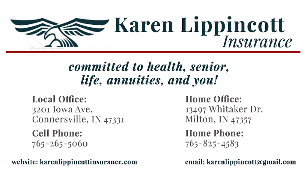 Karen Lippincott Insurance | 3201 Iowa Ave, Connersville, IN 47331, USA | Phone: (765) 265-5060