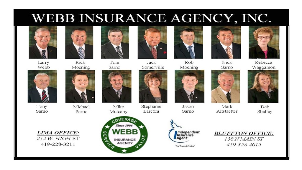 Webb Insurance Agency, Inc. | 212 W High St, Lima, OH 45802, USA | Phone: (419) 228-3211