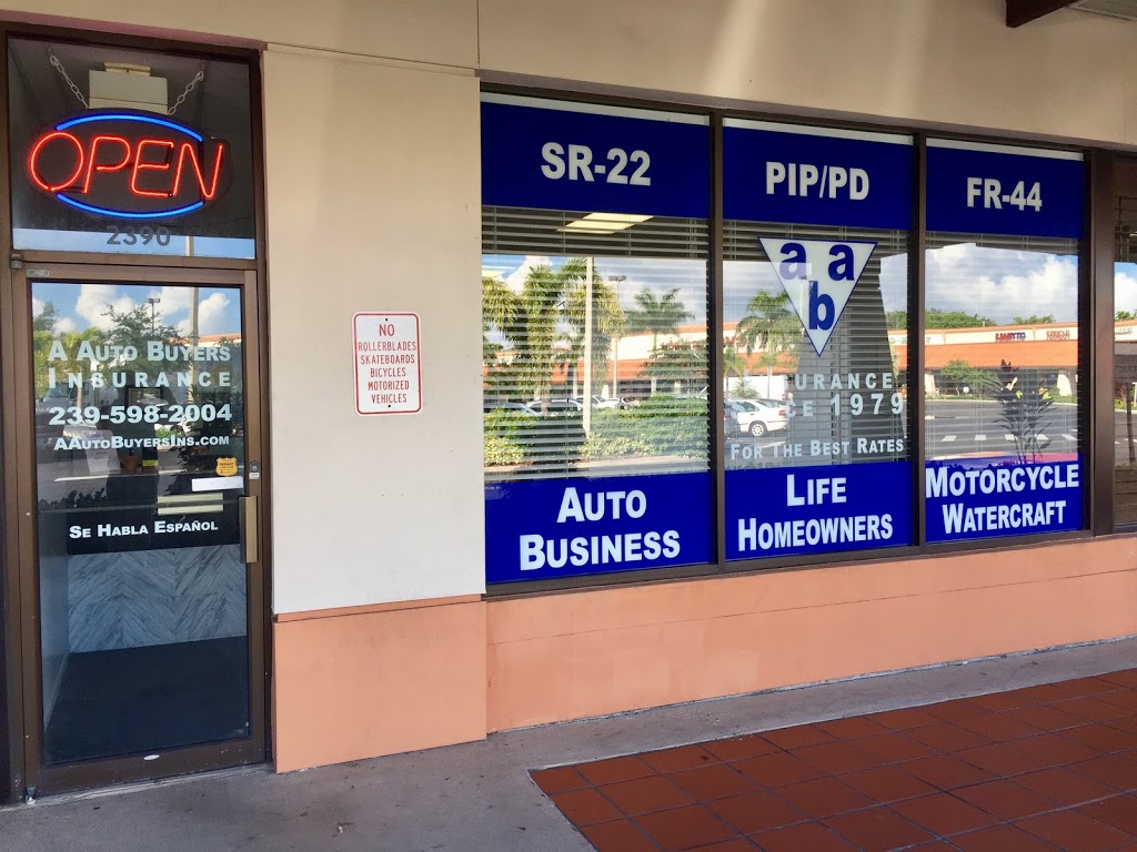 A Auto Buyers Insurance | 2390 Immokalee Rd, Naples, FL 34110, USA | Phone: (239) 598-2004