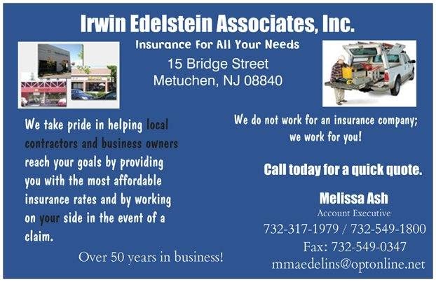 Irwin Edelstein Associates Inc. | 15 Bridge St, Metuchen, NJ 08840, USA | Phone: (732) 549-1800