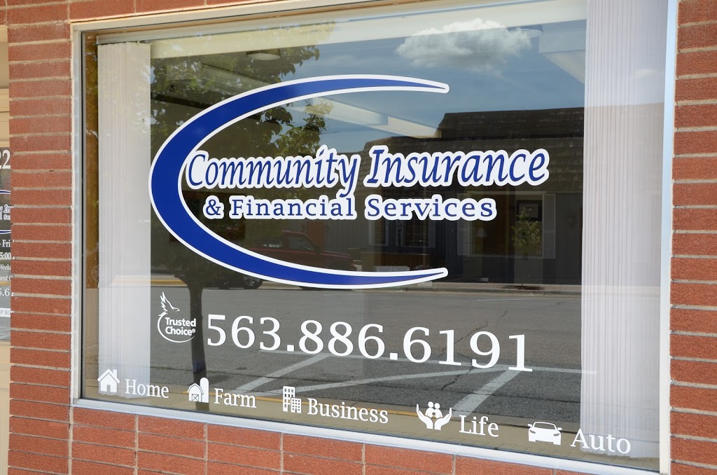 Community Insurance & Financial Services | 122 W 5th St, Tipton, IA 52772, USA | Phone: (563) 886-6191