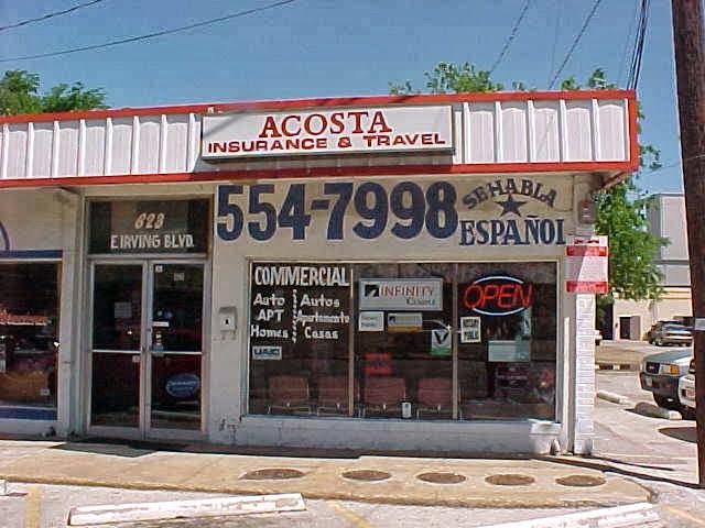 Acosta Insurance | 623 E Irving Blvd, Irving, TX 75060, USA | Phone: (972) 554-7998