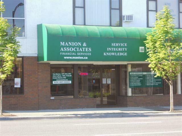 Manion & Associates Financial Services | 22374 Lougheed Hwy Unit 2, Maple Ridge, BC V2X 2T5, Canada | Phone: (604) 463-6060