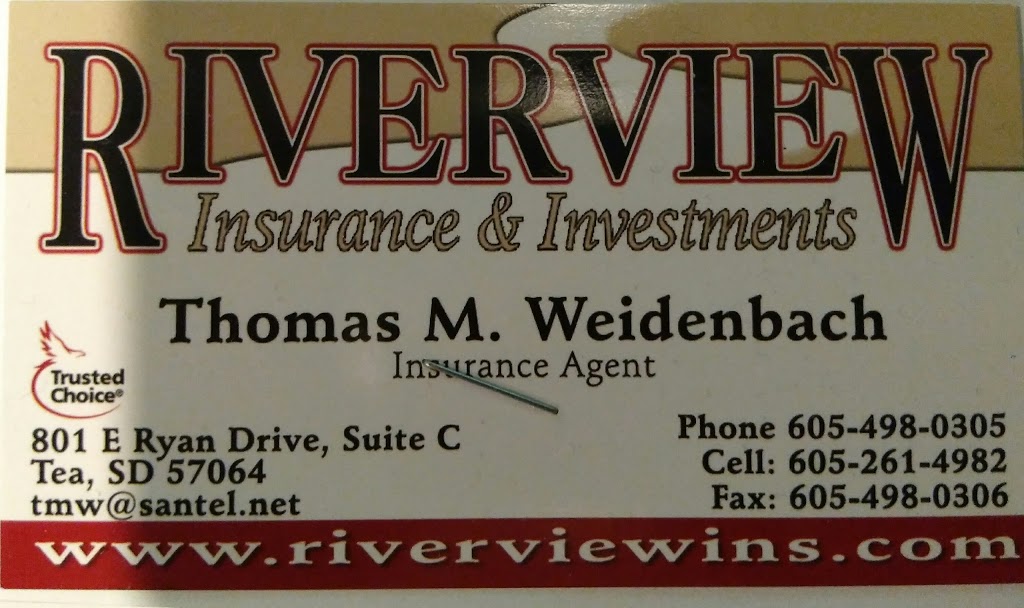 Riverview Insurance & Invest | 801 Ryan Dr # C, Tea, SD 57064, USA | Phone: (605) 498-0305