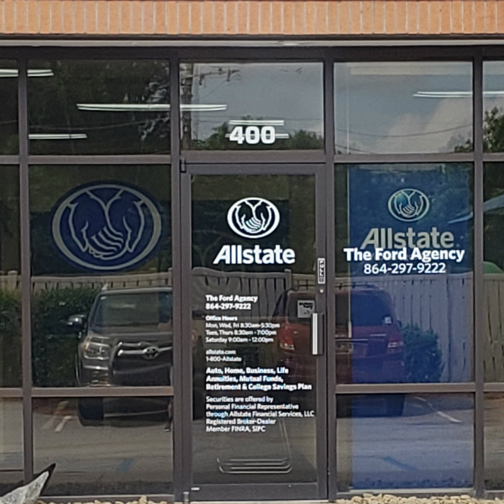 Jeremy Ford: Allstate Insurance | 430 Woodruff Rd Ste 400, Greenville, SC 29607, USA | Phone: (864) 297-9222