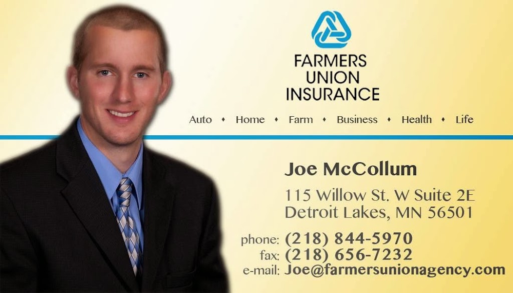 Farmers Union Insurance Agency | 115 Willow St W, Detroit Lakes, MN 56501, USA | Phone: (218) 844-5970