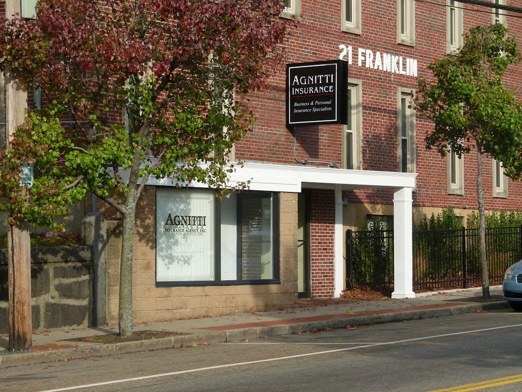 Agnitti Insurance Agency, Inc. | 21 Franklin St, Quincy, MA 02169, USA | Phone: (617) 770-0123