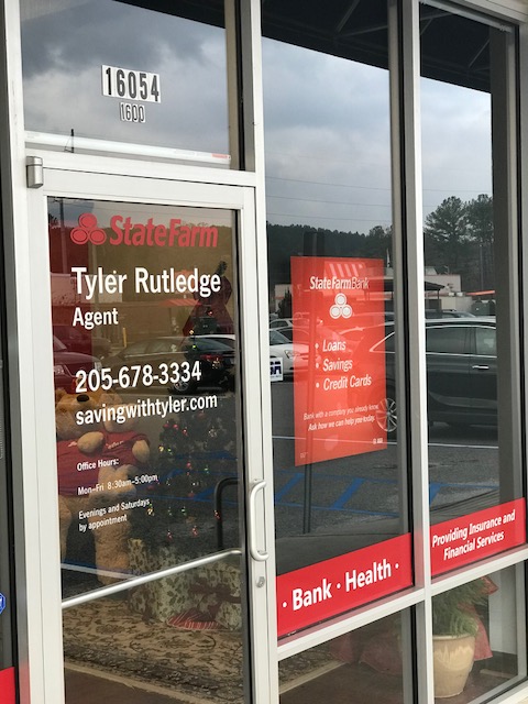 Tyler Rutledge - State Farm Insurance Agent | 16054 Old Hwy 280 #1600, Chelsea, AL 35043, USA | Phone: (205) 678-3334