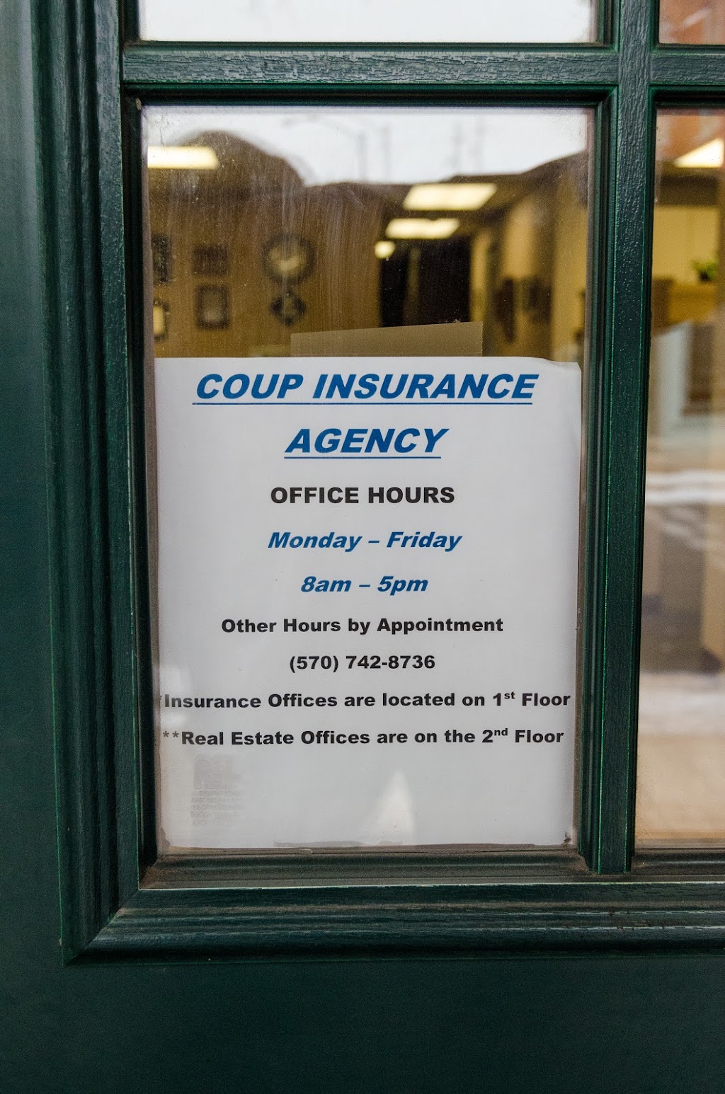 The Coup Agency | 49 Broadway St, Milton, PA 17847, USA | Phone: (570) 742-8736