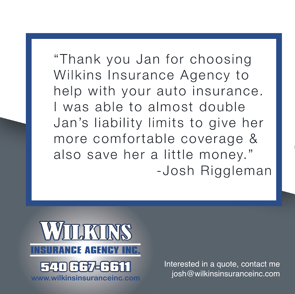 Wilkins Insurance Agency, Inc. | 4125 Valley Pike, Winchester, VA 22602, USA | Phone: (540) 667-6611