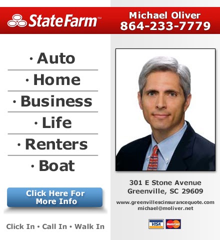 Michael Oliver - State Farm Insurance Agent | 301 E Stone Ave, Greenville, SC 29609, USA | Phone: (864) 233-7779